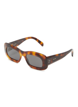 Main View - Click To Enlarge - CELINE - Acetate Rectangle Sunglasses