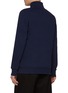 Back View - Click To Enlarge - DENHAM - Scissor Embroidered Half Zip Sweatshirt