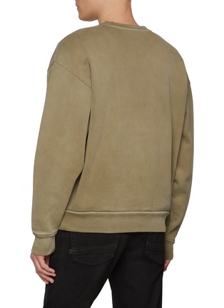 Back View - Click To Enlarge - DENHAM - Sunfade Noah Cotton Pocket Sweatshirt