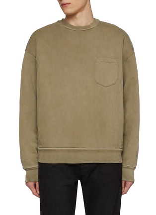 Main View - Click To Enlarge - DENHAM - Sunfade Noah Cotton Pocket Sweatshirt