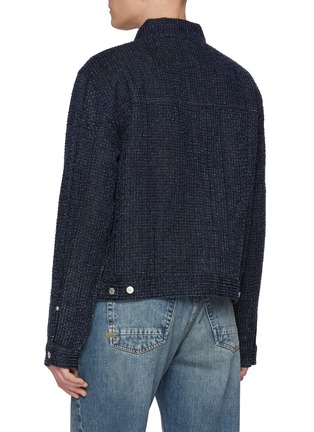 Back View - Click To Enlarge - DENHAM - Chester Denim Bouclé Jacket