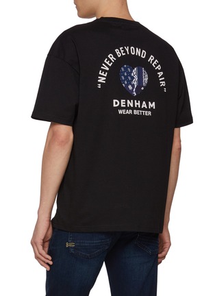 Back View - Click To Enlarge - DENHAM - Wear Better Box Cotton T-shirt