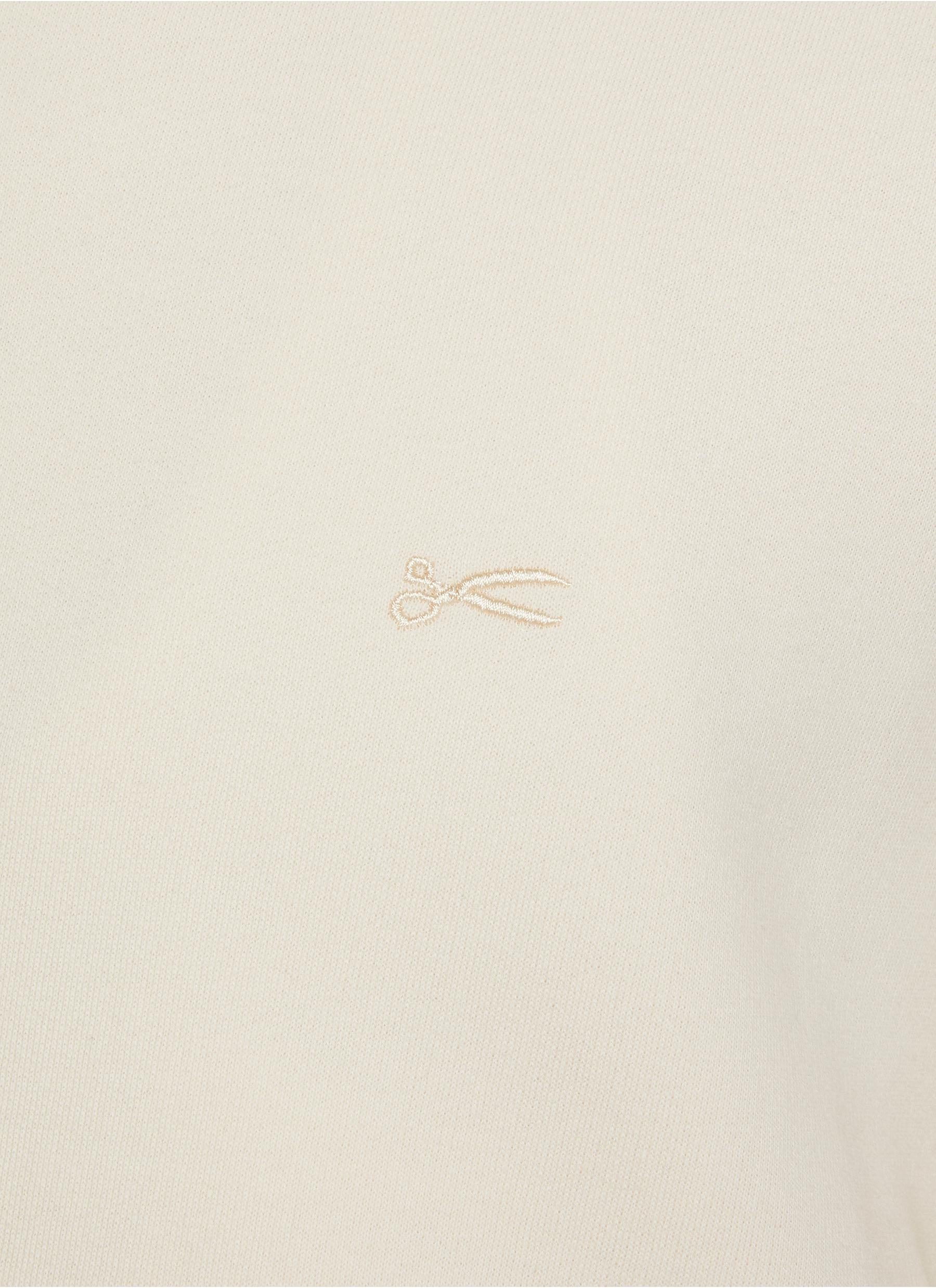 Scissor Embroidered Sweatshirt - Thumbnail 4