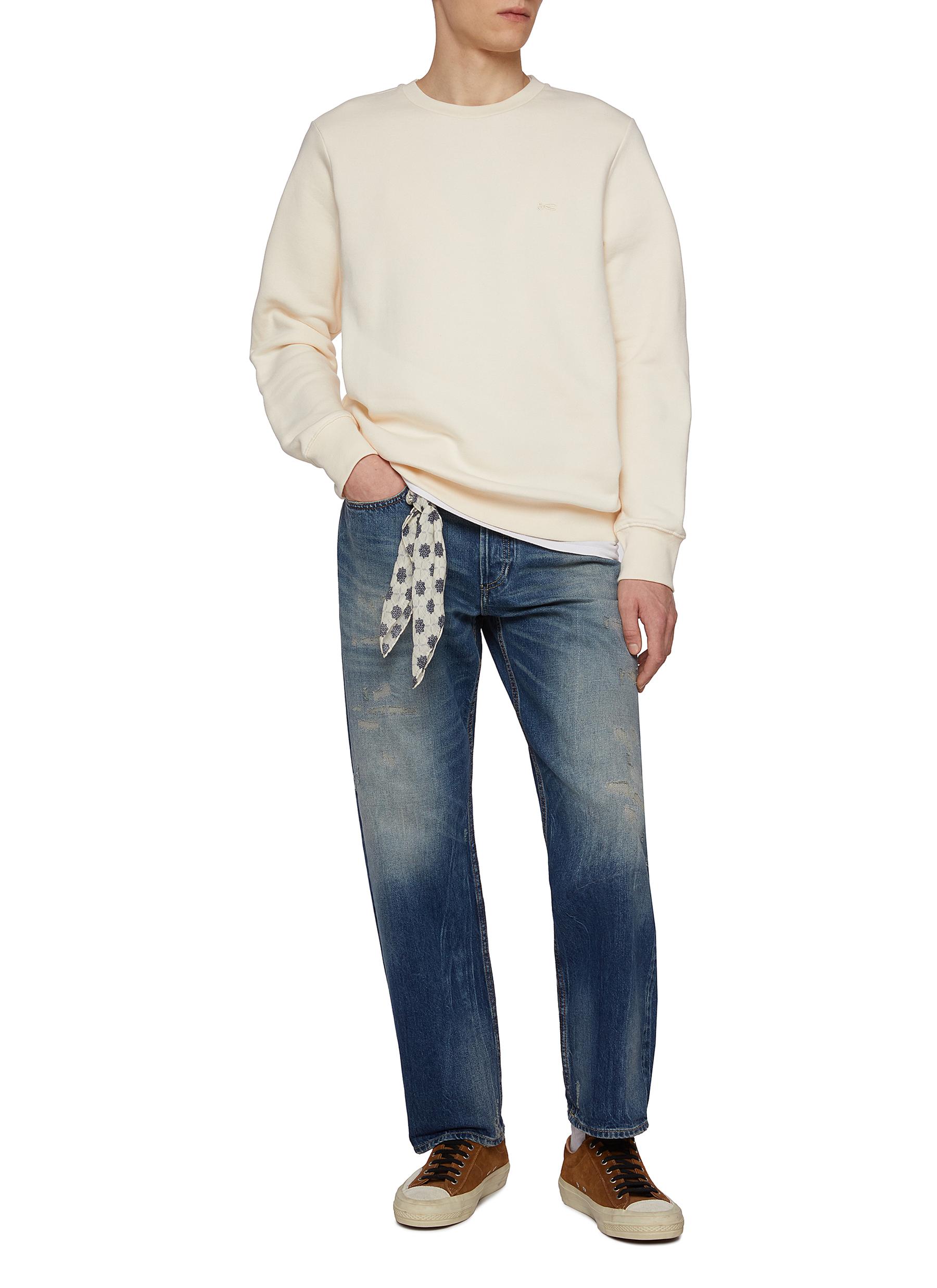 Scissor Embroidered Sweatshirt - Thumbnail 2