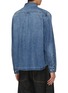 Back View - Click To Enlarge - DENHAM - Noah Medium Stone Washed Denim Shirt