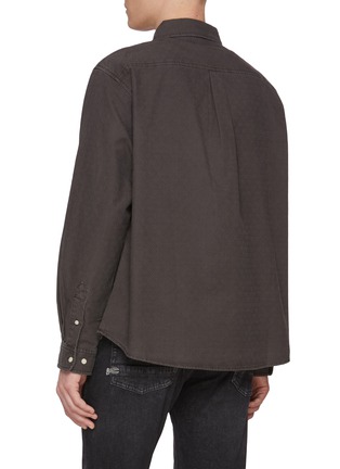 Back View - Click To Enlarge - DENHAM - Noah Garment Dye Cotton Shirt