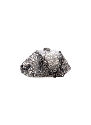 Detail View - Click To Enlarge - JUDITH LEIBER - Gemma Caviar Chain Bag