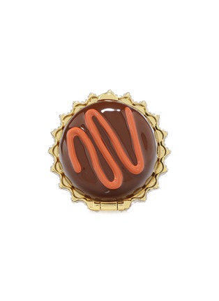 Detail View - Click To Enlarge - JUDITH LEIBER - Bonbon Miniature Milk Chocolate Pillbox