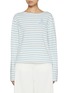 Main View - Click To Enlarge - SPORTY & RICH - Vendome Mariniere Stripe Cotton T-shirt