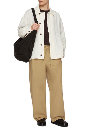 Figure View - Click To Enlarge - STUDIO NICHOLSON - Crinkled Overshirt Jacket