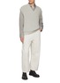 Figure View - Click To Enlarge - STUDIO NICHOLSON - Cap Sleeves Ribbed Heavy Cotton Knitted Vest