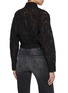 Back View - Click To Enlarge - ERMANNO SCERVINO - Lace Cropped Bomber Jacket