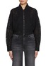 Main View - Click To Enlarge - ERMANNO SCERVINO - Lace Cropped Bomber Jacket