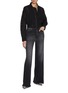 Figure View - Click To Enlarge - ERMANNO SCERVINO - Lace Cropped Bomber Jacket