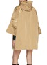 Back View - Click To Enlarge - ERMANNO SCERVINO - 3/4 Bell Sleeve Raffia Embroidery Parka Coat