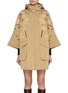 Main View - Click To Enlarge - ERMANNO SCERVINO - 3/4 Bell Sleeve Raffia Embroidery Parka Coat