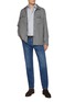 Figure View - Click To Enlarge - ETON  - Cutaway Collar Check Shirt