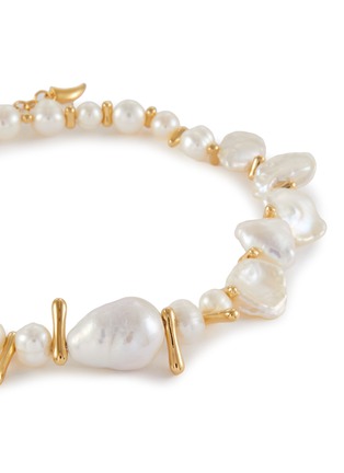 Detail View - Click To Enlarge - MISSOMA - 18K Recycled Gold Plated Brass Pearl Bracelet