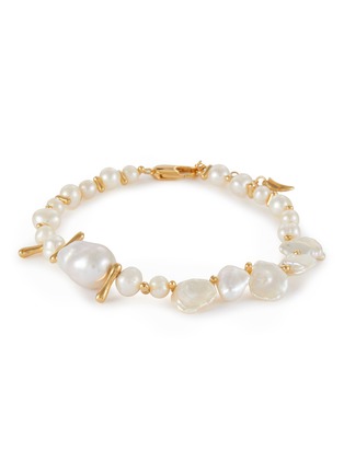 Main View - Click To Enlarge - MISSOMA - 18K Recycled Gold Plated Brass Pearl Bracelet