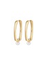 Main View - Click To Enlarge - MISSOMA - 18K Recycled Gold Plated Brass Pearl Hoop Earrings