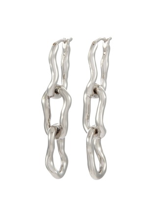 Main View - Click To Enlarge - MISSOMA - Molten Ovate Triple Link Drop Earrings