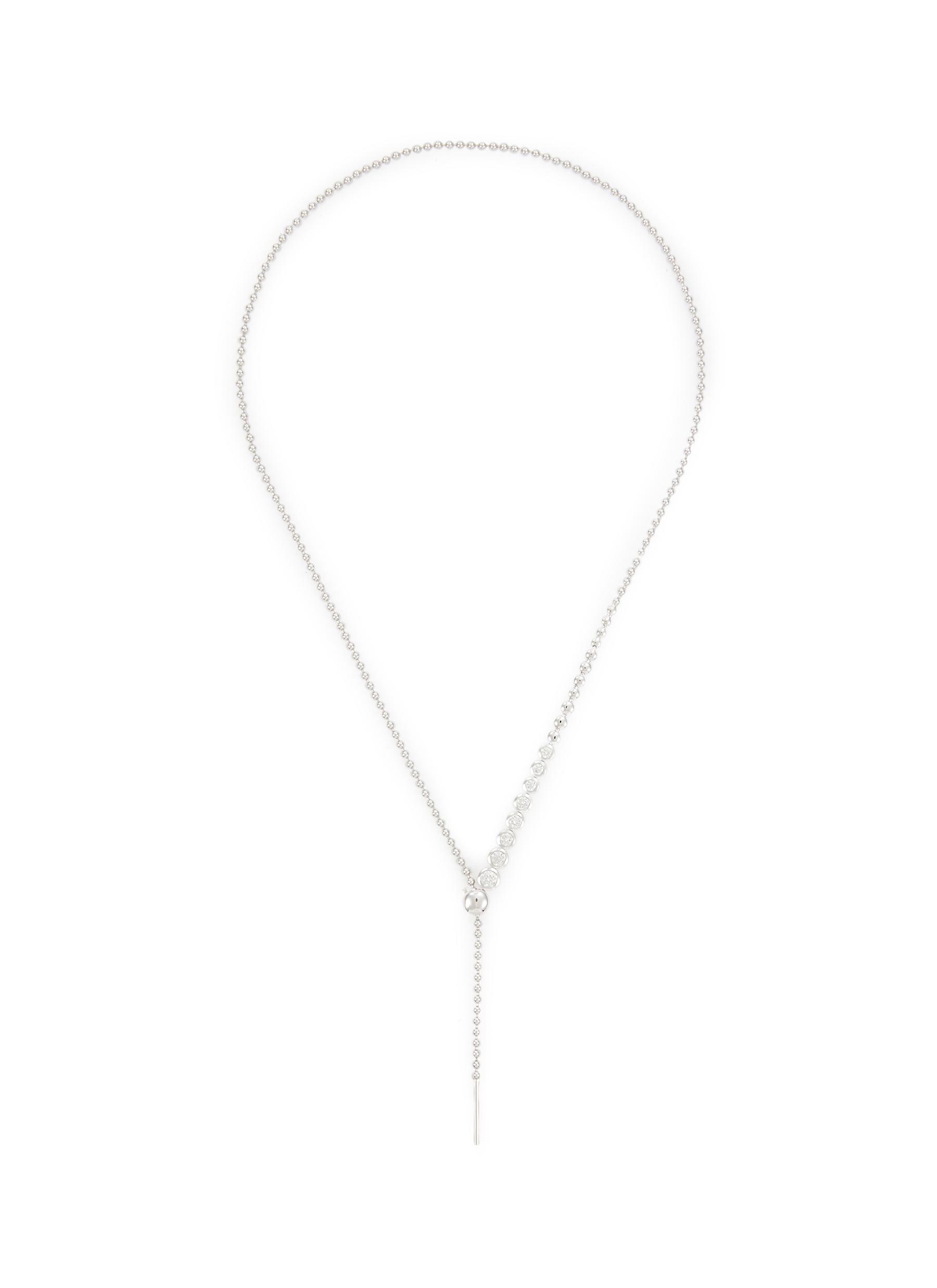 MISSOMA Beaded Stone Slider Lariat Necklace Women Lane Crawford