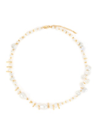 Main View - Click To Enlarge - MISSOMA - 18K Recycled Gold Plated Brass Pearl Beaded Necklace