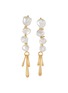 Main View - Click To Enlarge - MISSOMA - 18K Recycled Gold Plated Brass Keshi Pearl Sculptural Drop Earrings