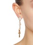 Figure View - Click To Enlarge - MISSOMA - 18K Recycled Gold Plated Brass Keshi Pearl Sculptural Drop Earrings