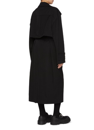 Back View - Click To Enlarge - JW ANDERSON - Longline Trench Coat