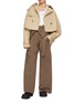 Figure View - Click To Enlarge - JW ANDERSON - Cropped Cotton Trench Coat