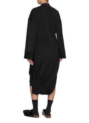 Back View - Click To Enlarge - JW ANDERSON - Sculptural Polo Dress