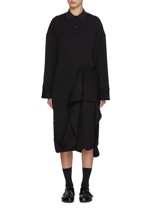 Main View - Click To Enlarge - JW ANDERSON - Sculptural Polo Dress