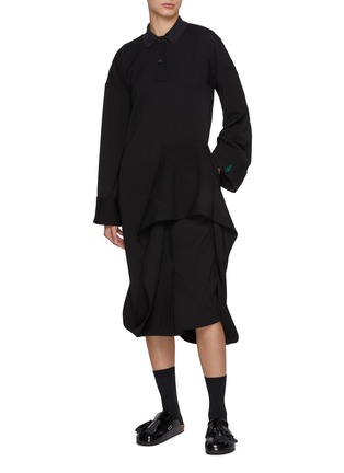 Figure View - Click To Enlarge - JW ANDERSON - Sculptural Polo Dress