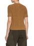 Back View - Click To Enlarge - JW ANDERSON - Cable Knit Short Sleeve Sweater