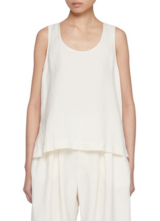 Main View - Click To Enlarge - BARENA - Scoop Neck Sleeveless Top