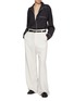 Figure View - Click To Enlarge - BARENA - Wide Leg Pants