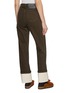 Back View - Click To Enlarge - JW ANDERSON - Contrast Turn Up Dark Wash Jeans