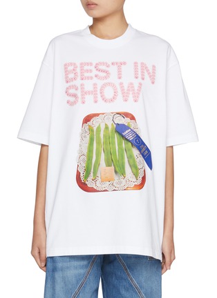 Main View - Click To Enlarge - JW ANDERSON - Best In Show Oversized Cotton T-shirt