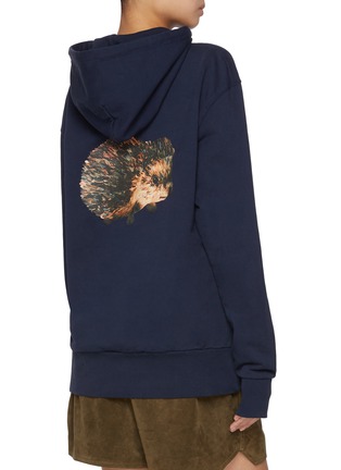 Back View - Click To Enlarge - JW ANDERSON - Prickly Hedgehog Cotton Hoodie