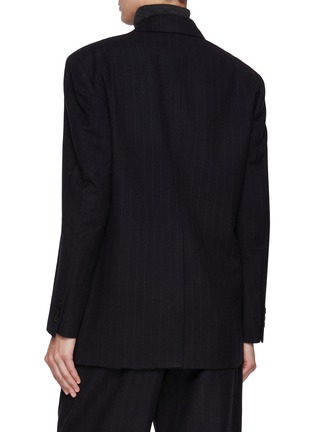 Back View - Click To Enlarge - TONYWACK - Oversized Single Breasted Wool Blazer