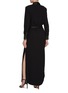 Back View - Click To Enlarge - ST. JOHN - Two Pocket Maxi Shirt Dress