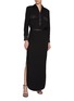 Figure View - Click To Enlarge - ST. JOHN - Two Pocket Maxi Shirt Dress