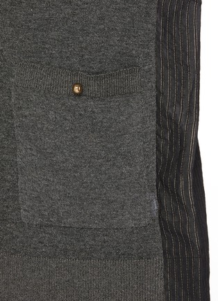  - ST. JOHN - Two Pocket Hybrid Cardigan