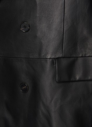  - TONYWACK - Double Breasted Leather Coat