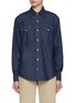 Main View - Click To Enlarge - TONYWACK - Pocket Denim Western Shirt