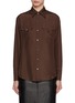 Main View - Click To Enlarge - TONYWACK - Pocket Silk Shirt