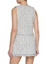 Back View - Click To Enlarge - CRUSH COLLECTION - Houndstooth V-neck Vest