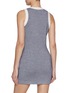 Back View - Click To Enlarge - CRUSH COLLECTION - Striped Wool Tank Mini Dress