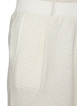  - CRUSH COLLECTION - Pleated Textured Knit Shorts